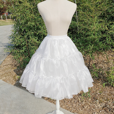 裙撑lolita软纱无骨日常裙撑暴力加长款洛丽塔延长撑60cm蓬蓬裙撑