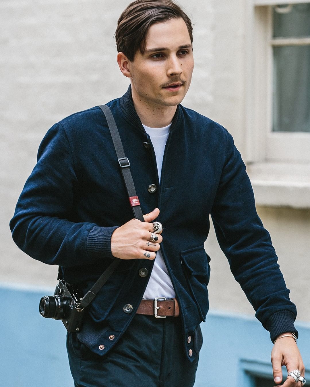 现货 英产 Private White V.C. BOMBER Moleskin飞行夹克 A1