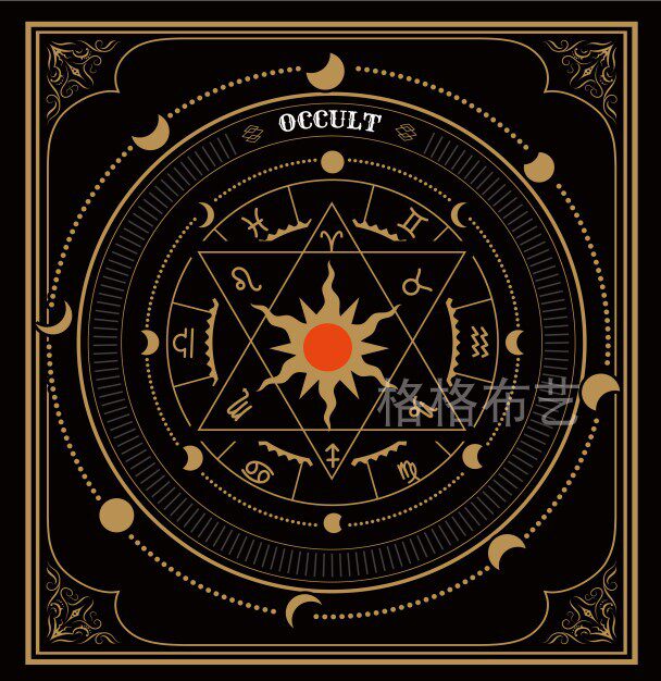 桌布定制加厚推牌布桌布桌游直播背景塔罗罗布桌布