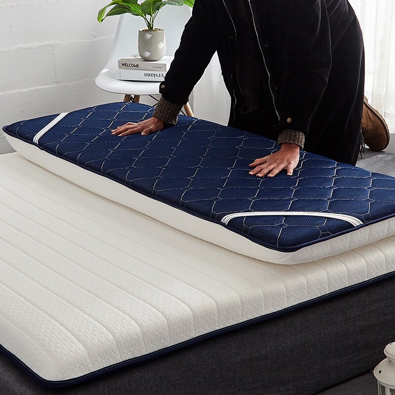 床垫垫子三明治乳胶透气加厚垫背可折叠10公分地铺床垫