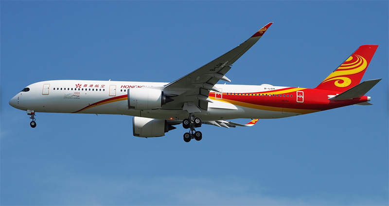 预售香港航空a350-900b-lgeb-lghaviation飞机模型