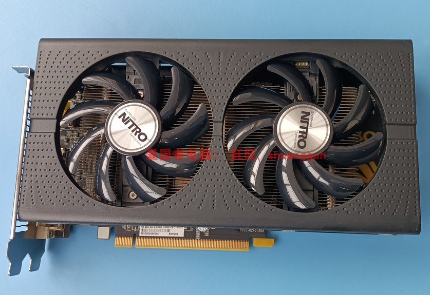 充新 蓝宝石rx460 4gd5 超白金8万分 背光灯 拼rx560gtx10509602g