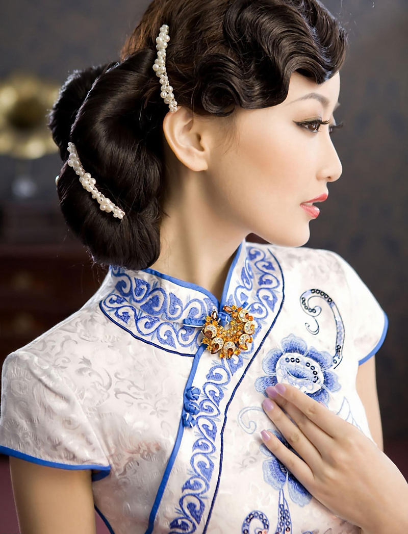 大上海女人发型复古图片