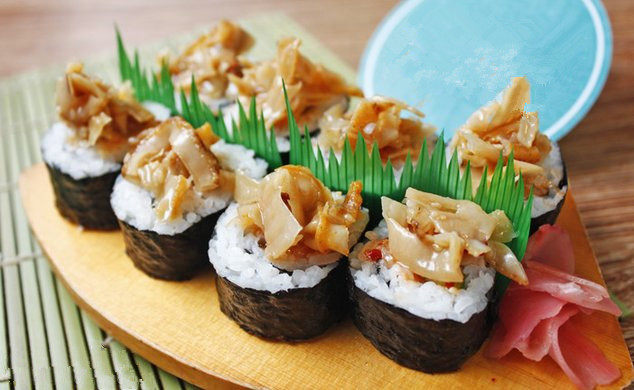 扇贝日本料理洋琪中华调味裙边1kg即食居酒屋裙扇贝柱