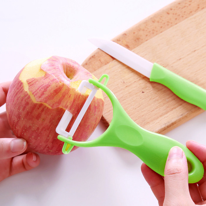 水果家用陶瓷刨子削皮器土豆果皮刮皮刀削苹果水果削皮器