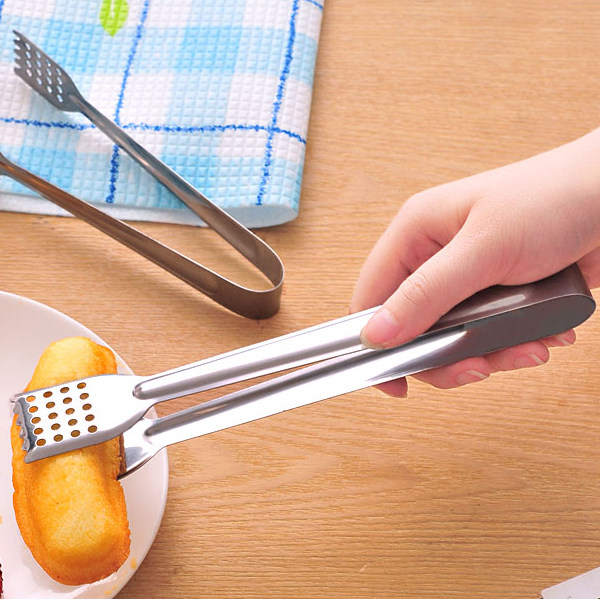 夹子食品不锈钢加厚防烫面包牛排烧烤烤肉烘焙烧烤夹