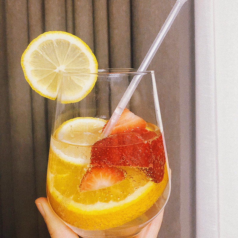 ins网红玻璃杯饮料chic饮品苏打苏打水水杯气泡玻璃杯