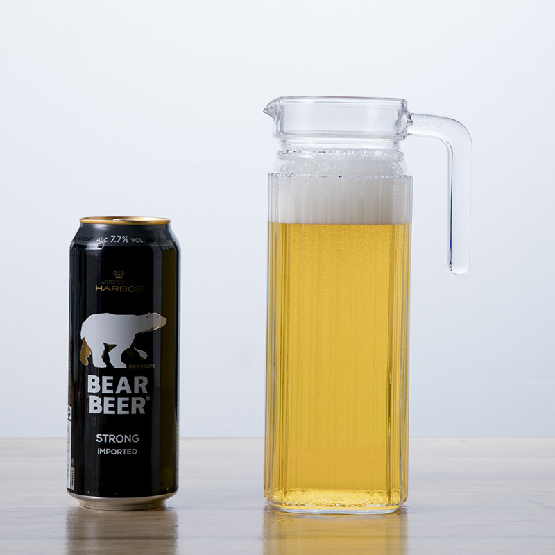 玻璃创意啤酒杯大扎啤壶倒酒扎啤杯扎壶水壶10元冷水壶