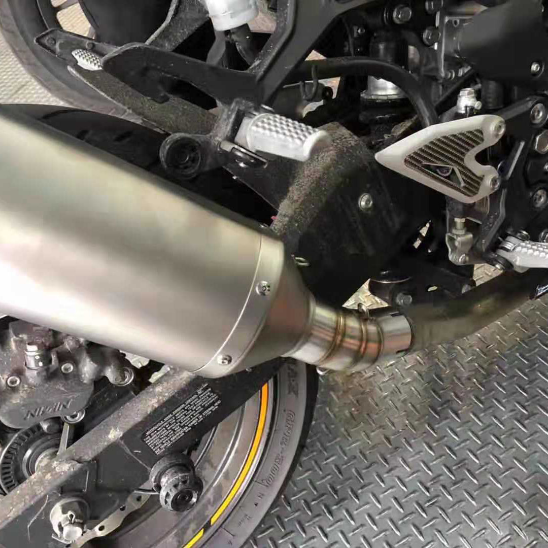 摩托车川崎忍者ninja400中段改装51mm不锈钢2018年摩托车排气管