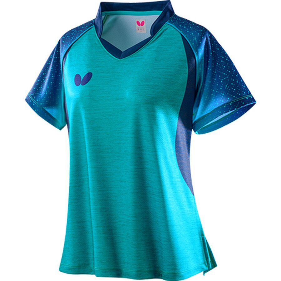 20年正品jpbutterfly蝴蝶乒乓球女款运动短袖比赛乒乓球服