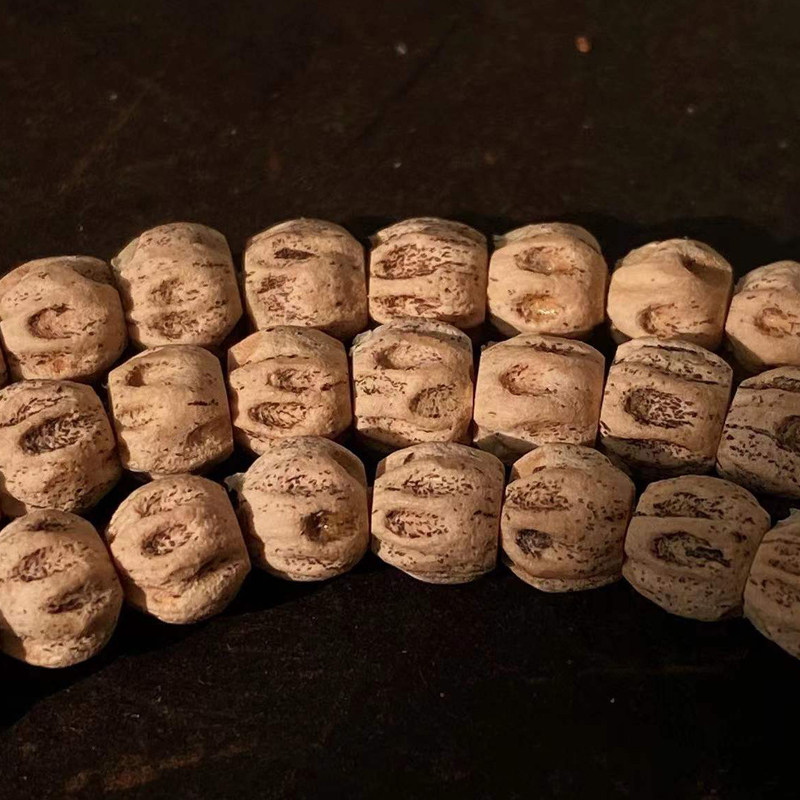 夜王热振寺柏香百香尸陀林鬼脸鬼脸佛珠