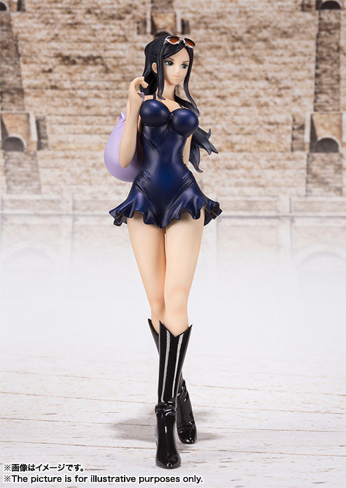 万代figuartszero海贼王罗宾德雷雷斯罗萨蓝色晚礼服海贼王手办专区