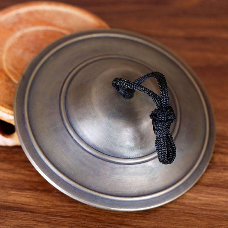 碰铃青铜藏传佛教纯铜撞铃密宗宗法铃铜修行用品碰钟