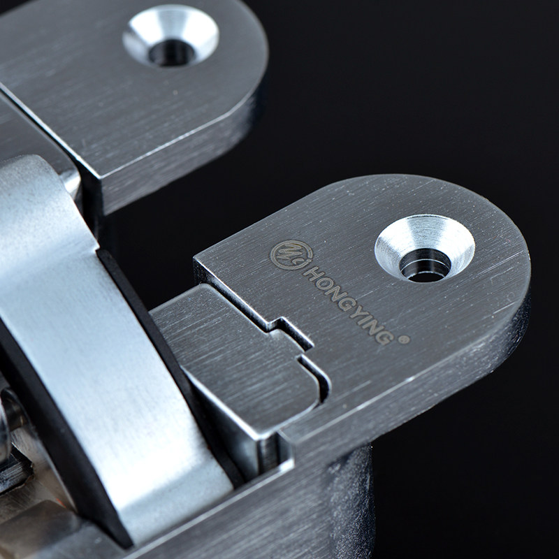 合页折叠十字铰链暗合外开开式实木门隐形三维暗合页