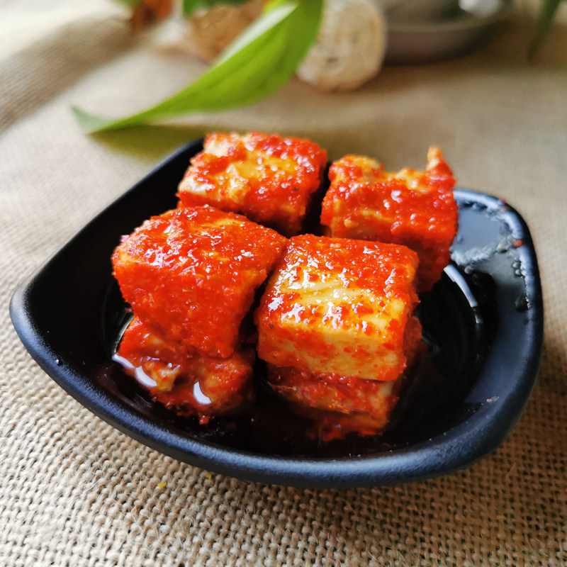 江西特产吉安永丰永叔公香辣腐乳豆腐下饭调味品豆腐乳