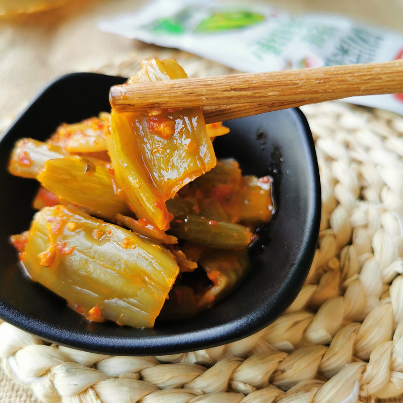 江西抚州特产临川菜梗田园腌菜芥菜泡菜下饭腌制