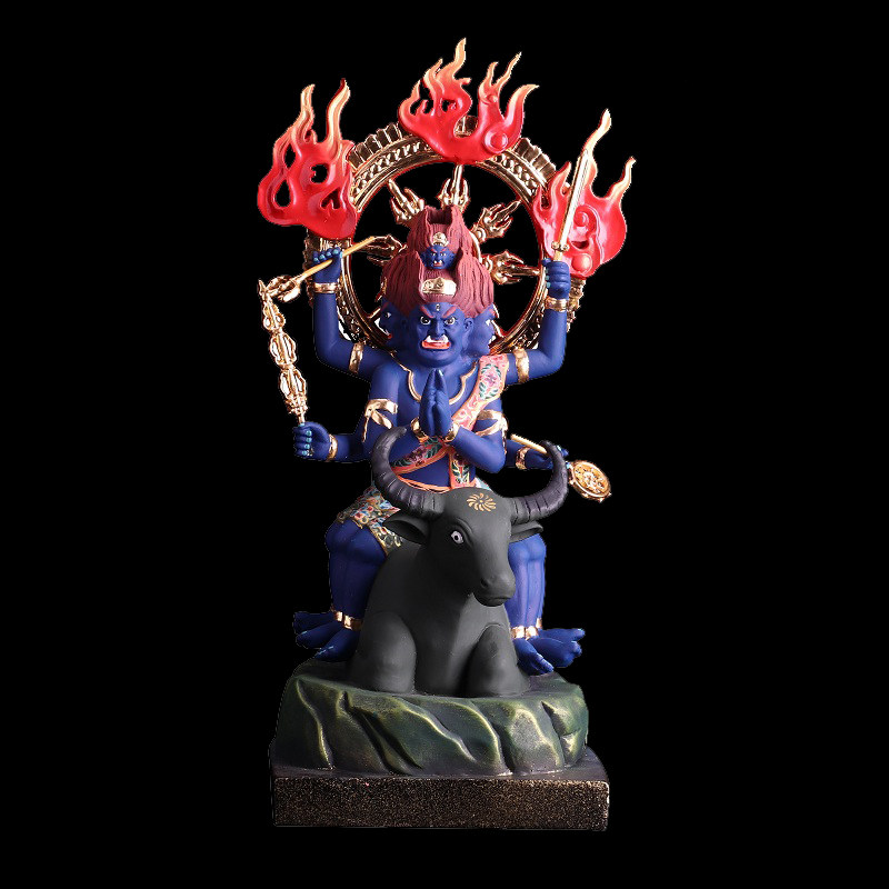 明王威德大威金刚佛像牛头王大供奉密宗五大摆件