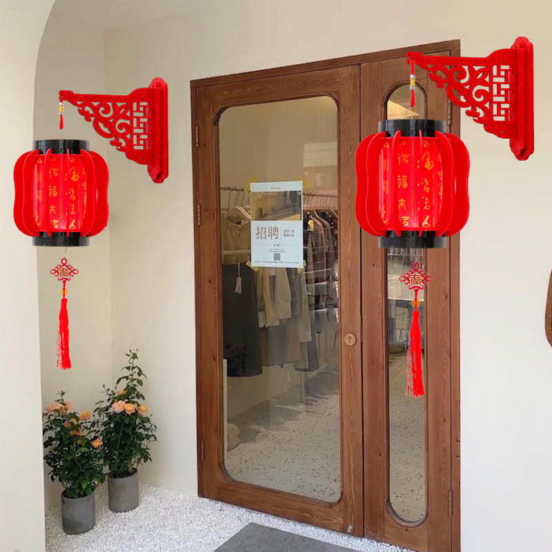 灯笼支架花架挂架毛毡布花架阳台户外壁挂吊篮挂饰