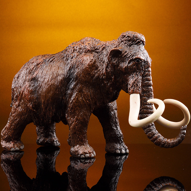 儿童仿真远古巨兽史前动物手办塑胶玩具猛犸象模型仿真