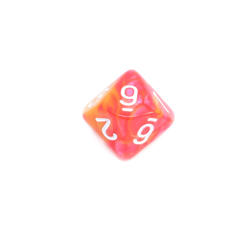 炫彩十面数字骰子早教教具筛子桌面游戏面色色子