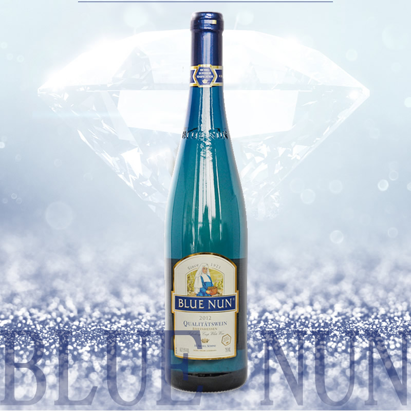 德国原装莱茵黑森森蓝仙姑bluenun雷司令白葡萄酒薏丝甜型葡萄酒含