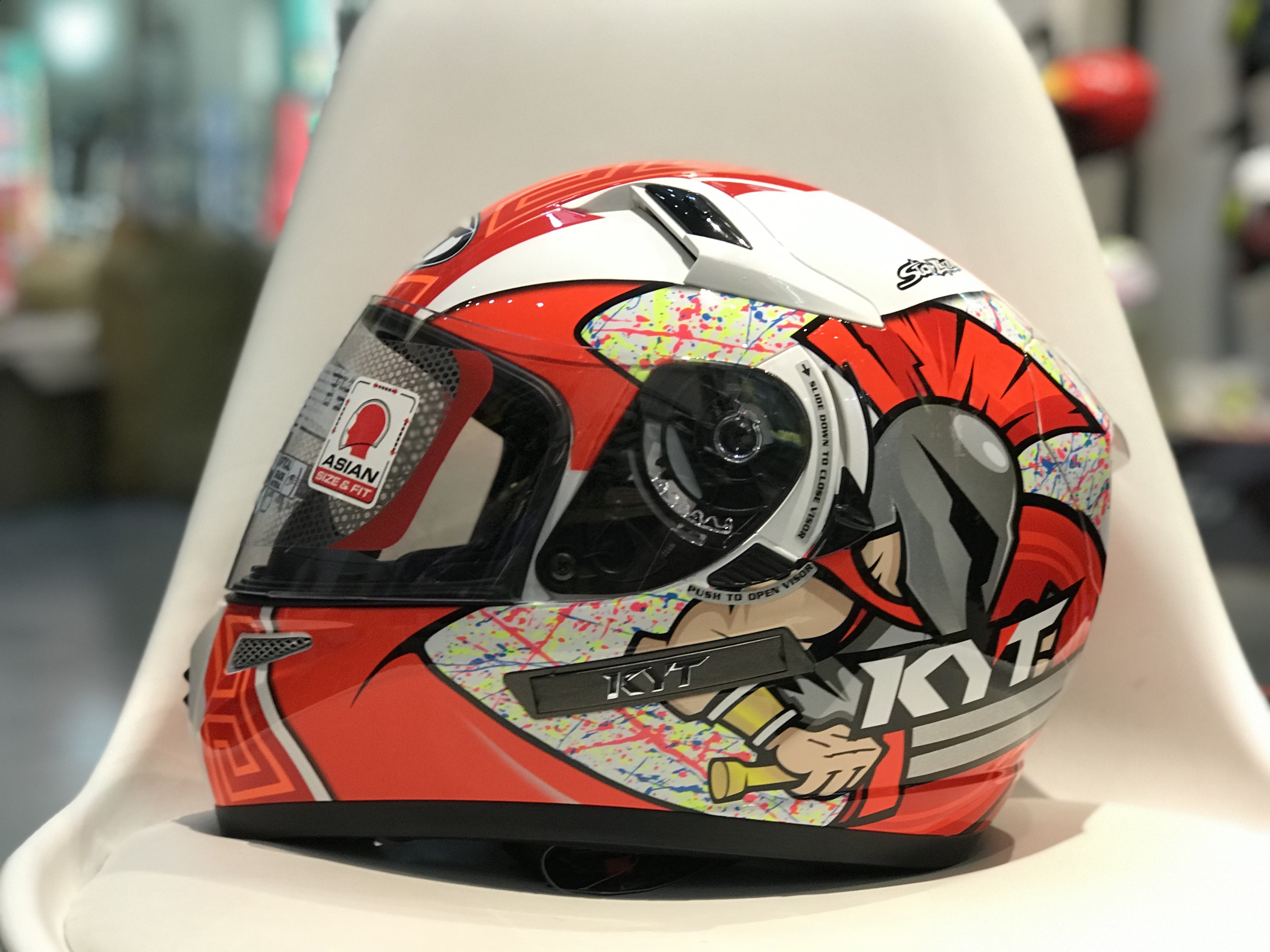 进口kyt k2摩托车头盔gp赛道盔 双镜片骑行安全头盔全盔机车头盔_双氙