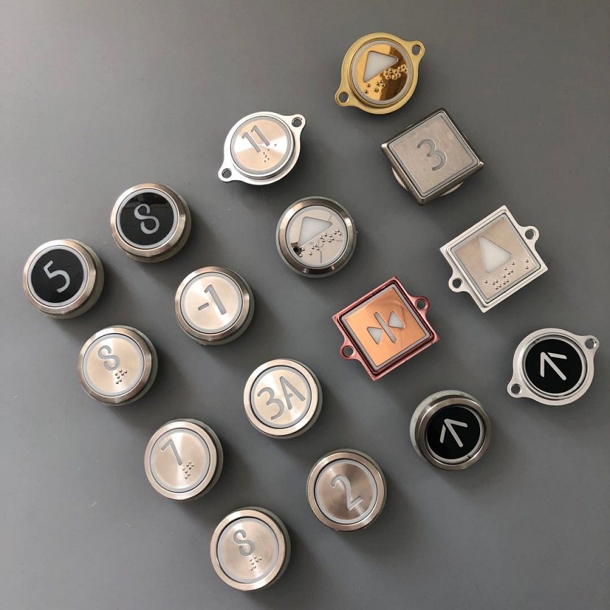 通力按钮电梯表贴嵌入式kds50kds300kds220kds330按钮