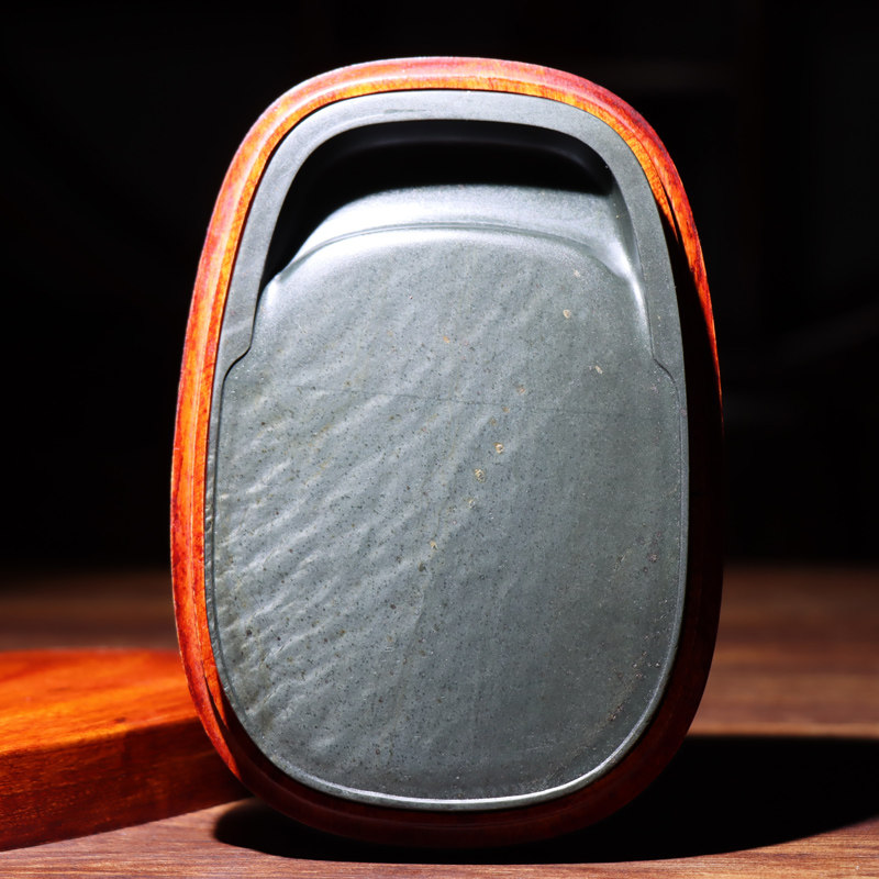 龙尾山金星龙鳞水浪老坑歙砚砚台书法书画实用砚台