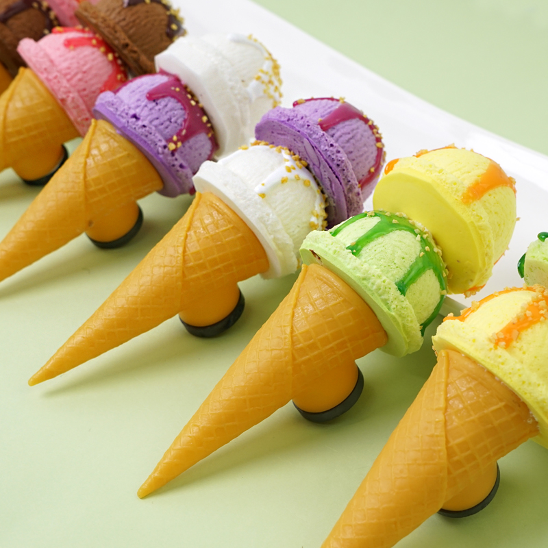 冰淇淋仿真模型球大甜筒道具玩具雪糕装饰摆件仿真水果