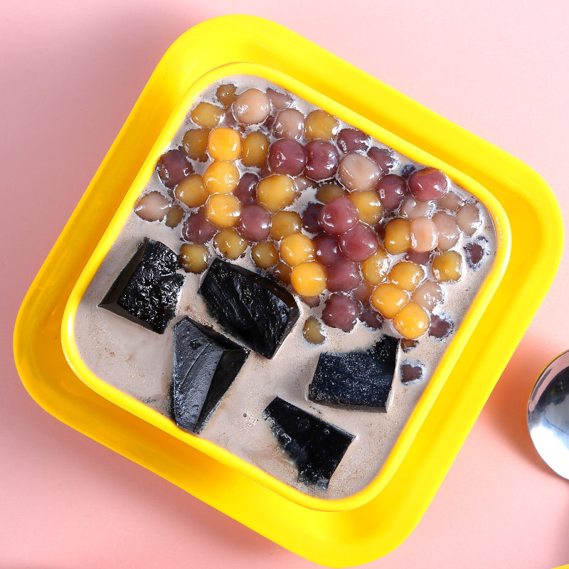 皮小彩色混合珍珠小芋圆鲜芋仙烧仙草奶茶茶店芋圆