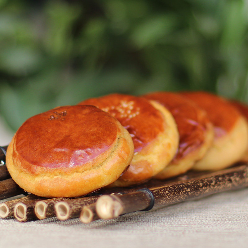 云南特产滇益园沾益小粑曲靖零食小吃滇溢圆火腿月饼