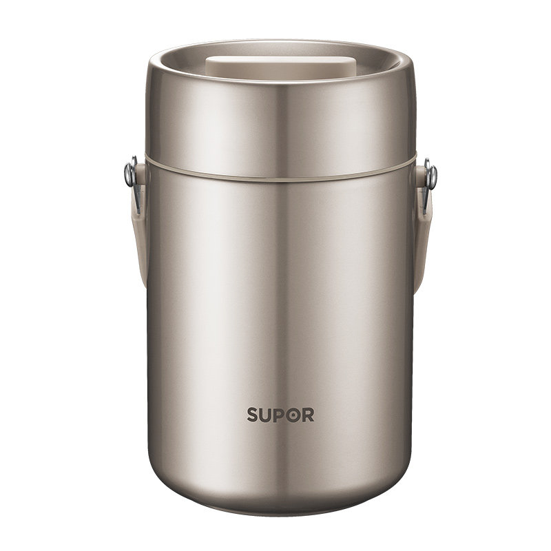 保温苏泊尔真空饭盒3层长效不锈钢饭桶便当格提锅饭盒