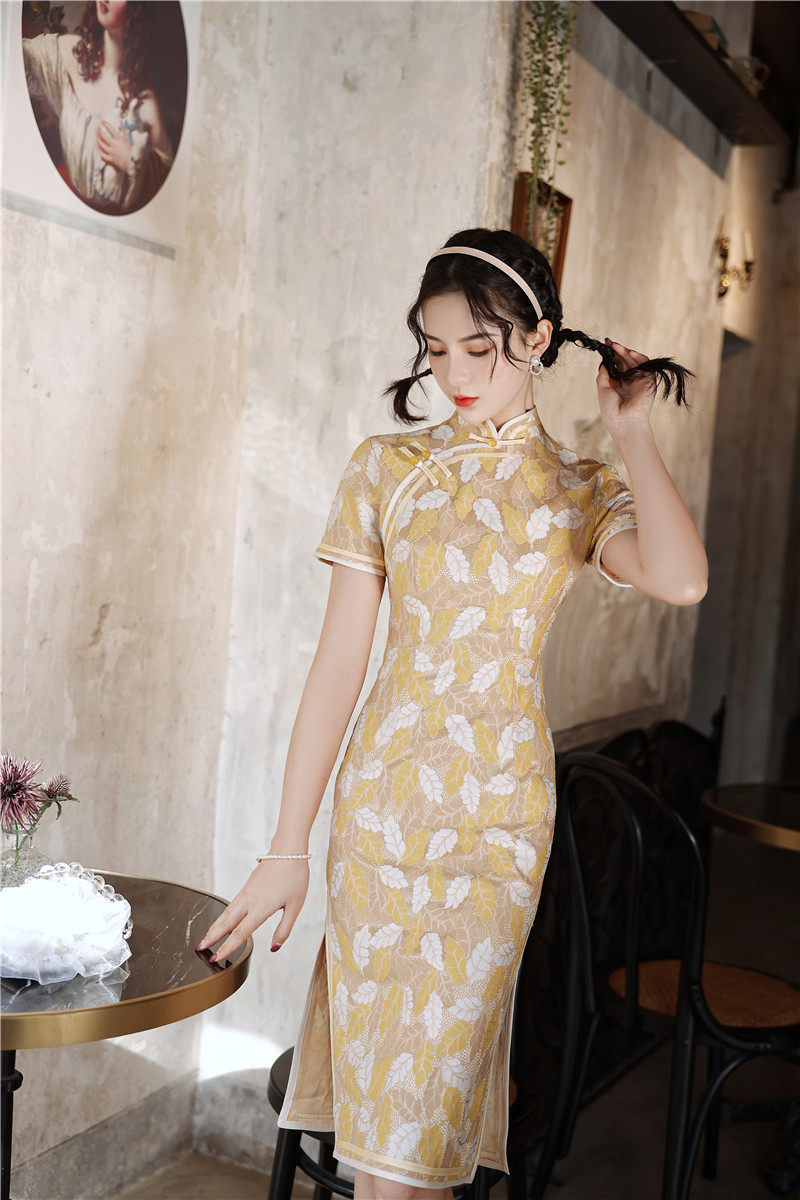 新款威芸女装戚薇嘉和梦之依依家的旧事2021旗袍