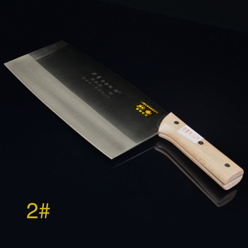 高密老李免磨快刀切肉刀菜刀厨房家用切片刀剁肉刀弓背刀厨师专用