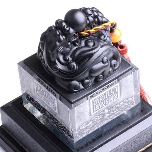 活性炭祥龙官印摆件寓意事业官运创意家居大号摆设摆件