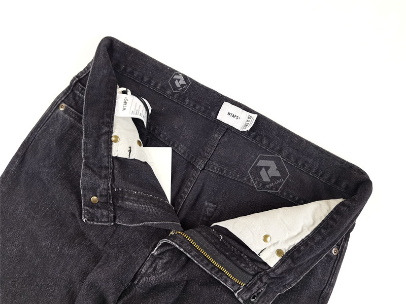 飘渺现货wtapsbluesskinnyjeans原色纯色牛仔裤