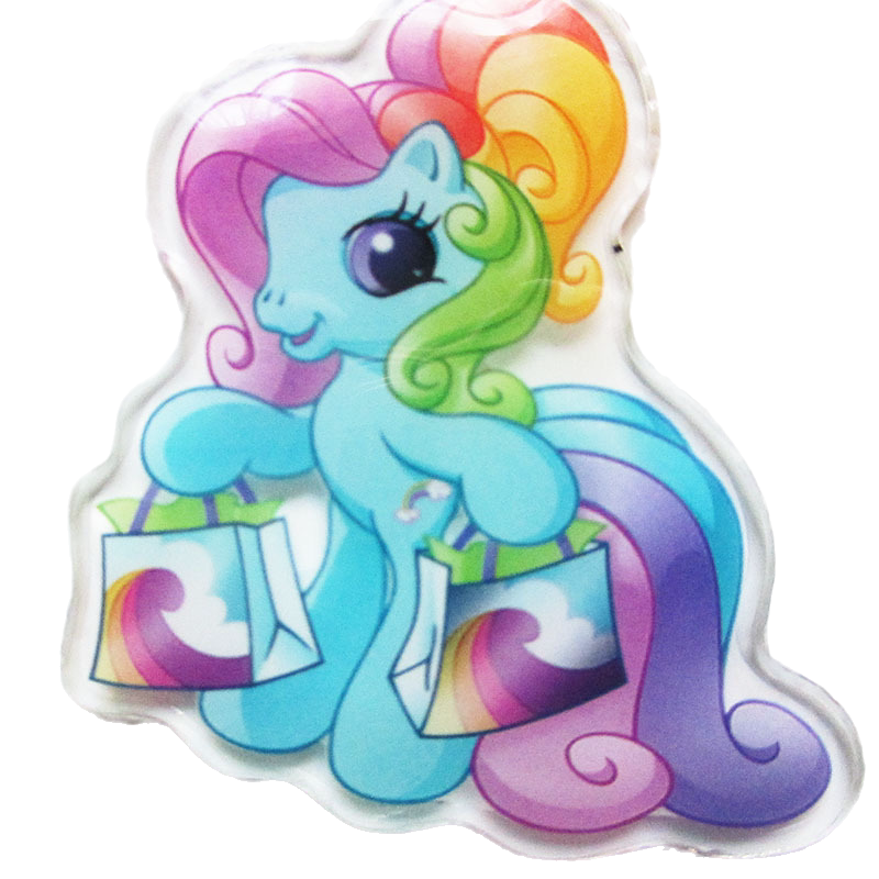 热销小马宝莉贴画儿童卡通果冻贴纸冰箱玻璃瓷砖贴纸