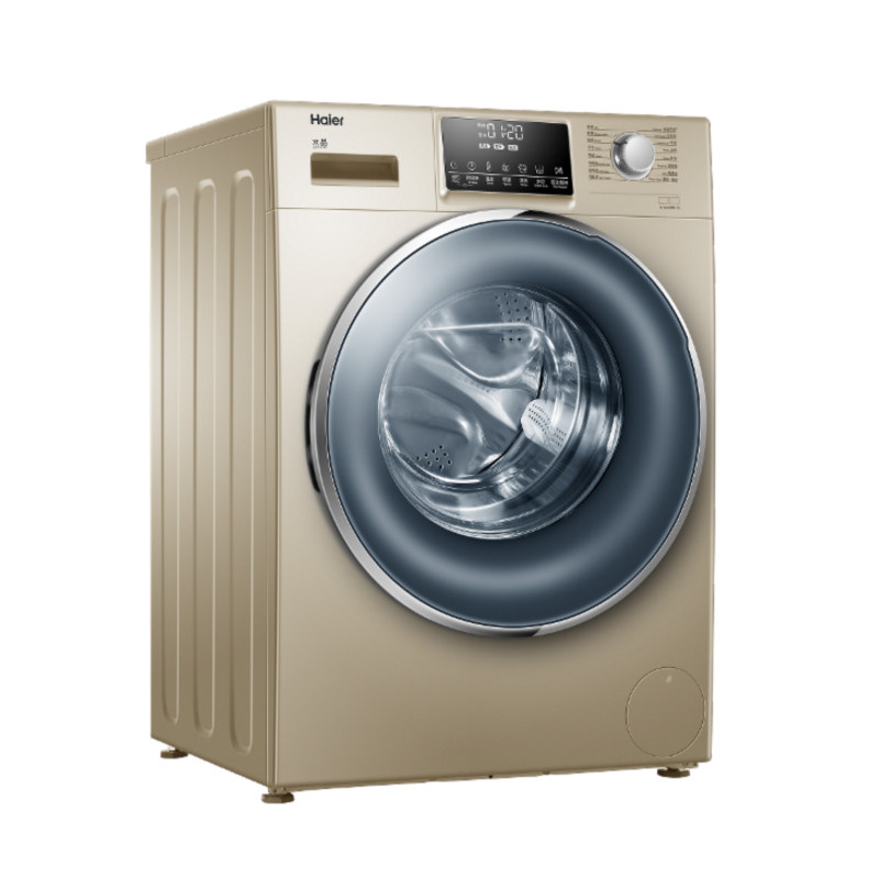 海尔全自动滚筒洗衣机直驱变频洗烘一体家用10kg公斤g100928hb12g