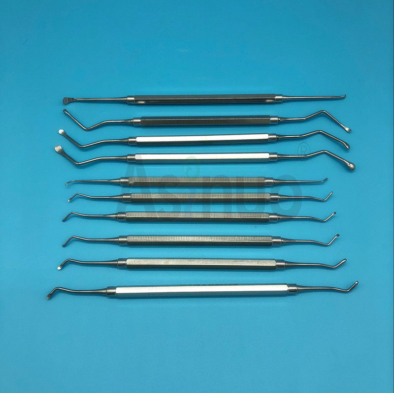 牙科材料剔挖充填刮匙光敏刀清挖勺刮勺结石其它口腔护理设备