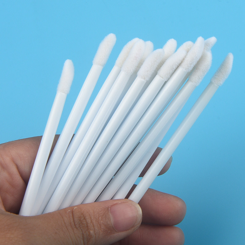 50支装一次性唇刷迷你化妆黑杆透明唇膏唇彩口红化妆刷