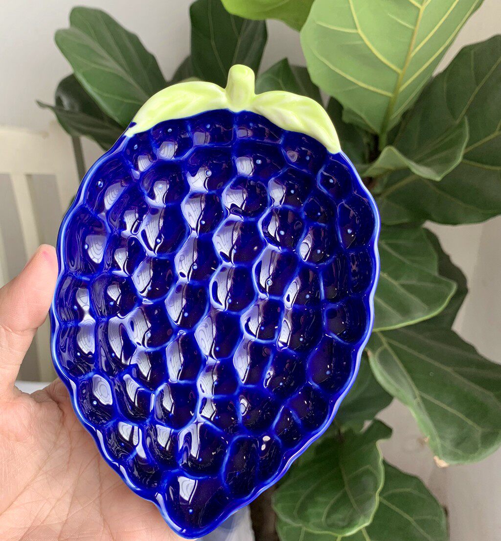 陶瓷水果黑莓造型酸奶柠檬草莓甜品碗釉下洗碗机碗