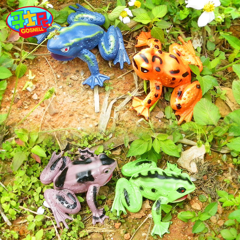 玩具哥士尼绿皮青蛙塑料跳跳蛙儿童益智仿真动物仿真