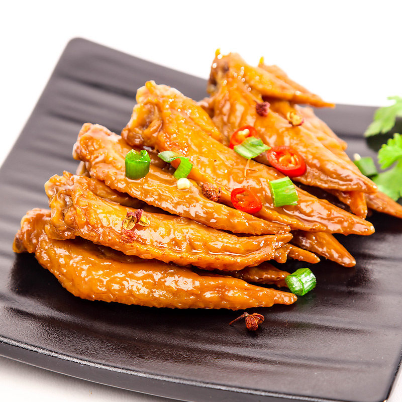 【贻庆】福建特产休闲零食香辣多味鸡翅尖258g单支装 鸡肉类熟食