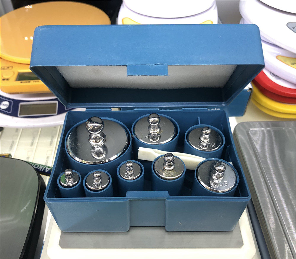 砝码1000克精准组合套装实验室学校教学学用称重砝码