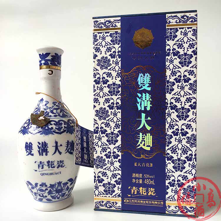 2009年53度双沟大曲大青青花青花瓷1瓶江苏浓香其他酒类