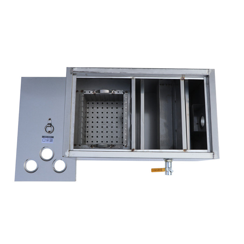 餐饮商用不锈钢油水分离器小型厨房环保隔油池地埋办证沉淀滤油池