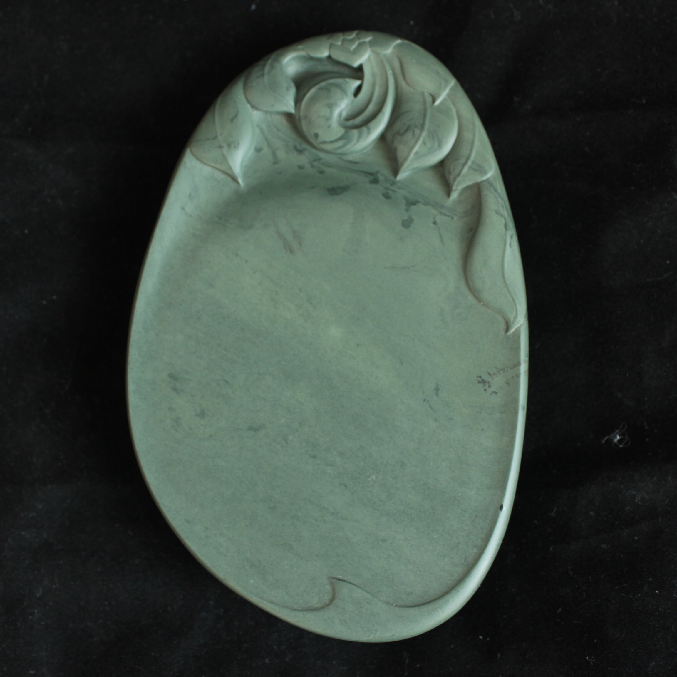 洮砚喇嘛水泉湾带盖洮河学生砚台墨盒墨碟墨盘砚台