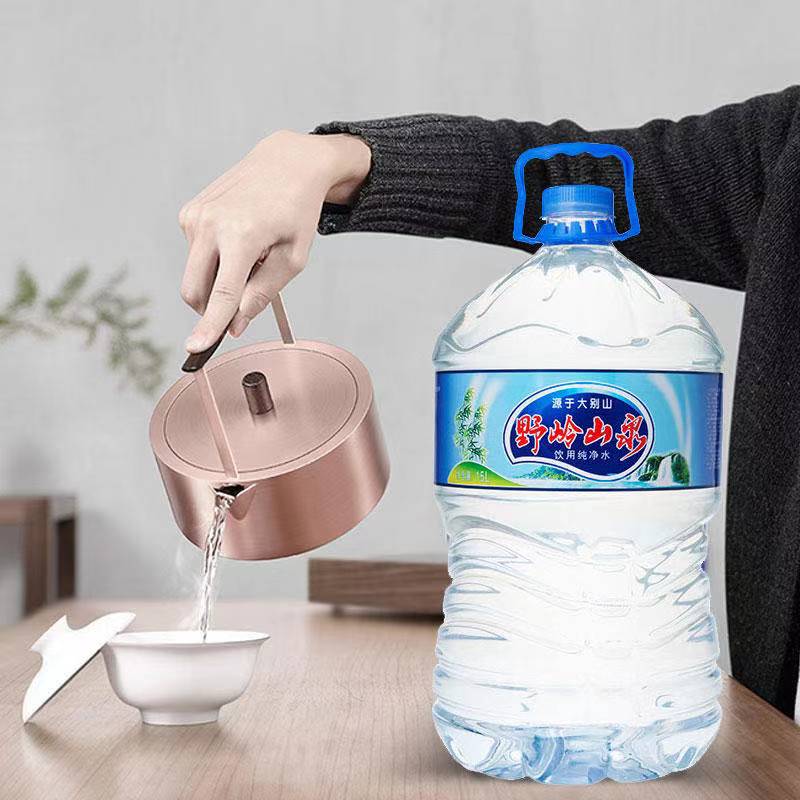 合肥专送野岭山泉一次性桶装水15升大桶矿泉水泡茶饮用水