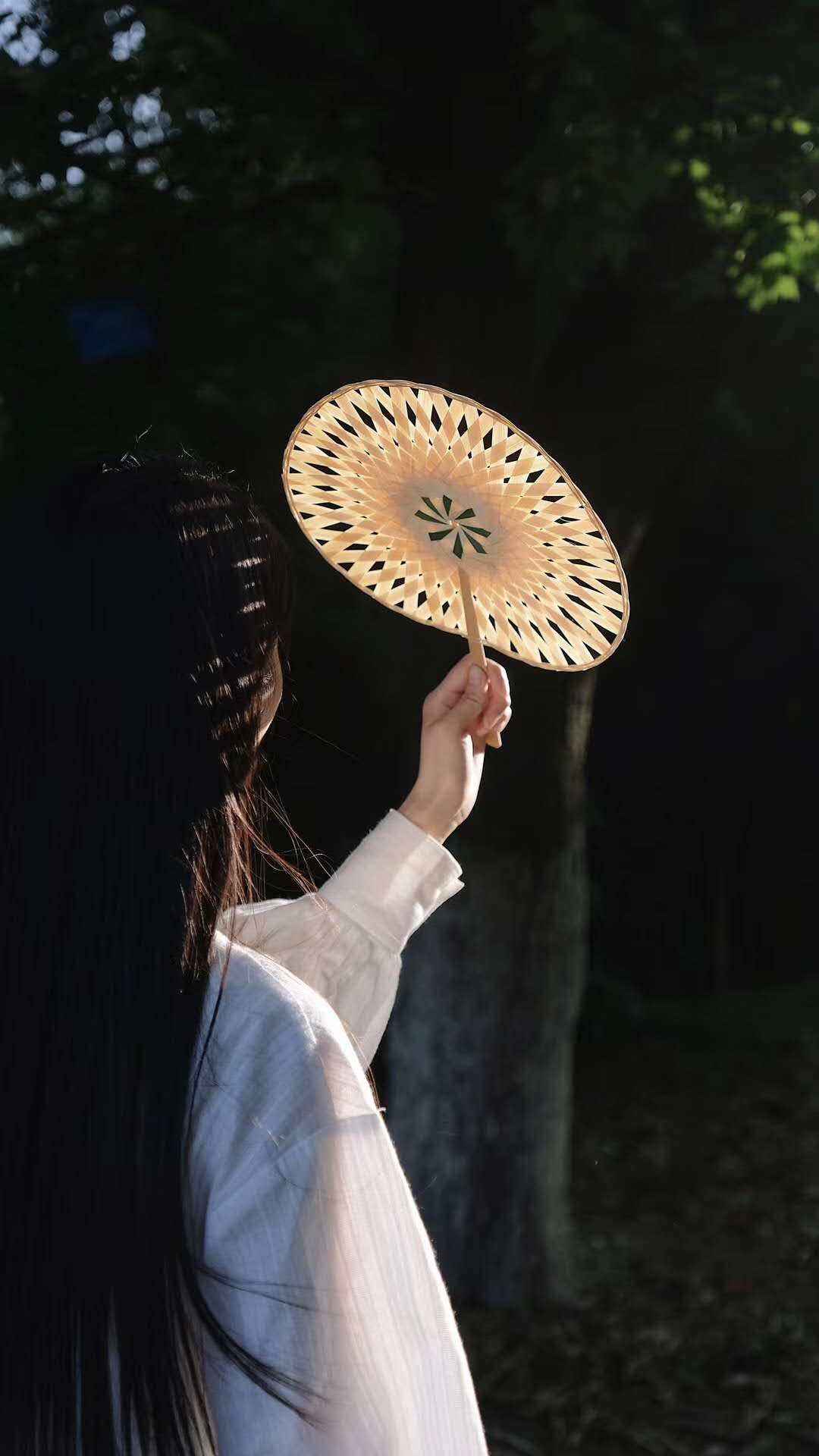 定制扇子夏季竹编老式蒲扇儿童古代网红小清新工艺扇