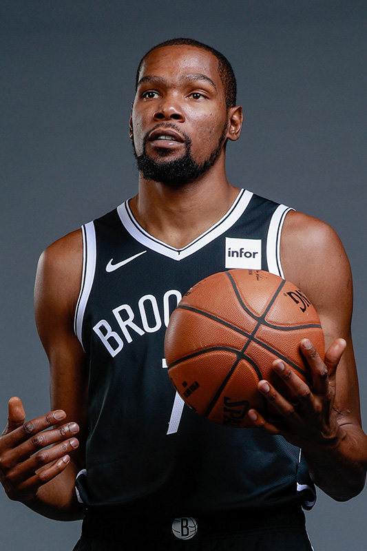 饰画kd凯文杜兰特海报篮网队nba球星墙贴篮球周边勇士队挂画装 - 痕风
